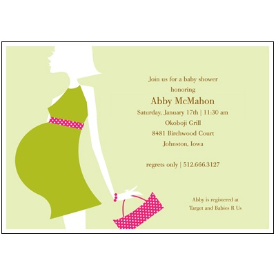 Love Shows -- Olive Baby Shower Invitation