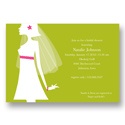 Chic Shower - Lime Bridal Shower Invitation