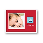 Smooth Sailing -- Photo Thank You Cards