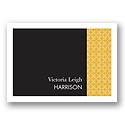 Checkered -- Ebony Thank You Card