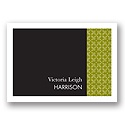 Checkered -- Olive Thank You Card