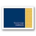 Checkered -- Navy Thank You Card