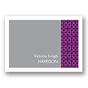 Checkered -- Grape Thank You Card