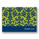 Collage -- Navy Thank You Card