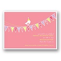 Banner Year -- Pink Birthday Invitation