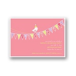 Banner Year -- Pink Birthday Invitation