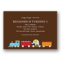 Choo choo! -- Birthday Invitation