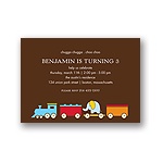 Choo choo! -- Birthday Invitation