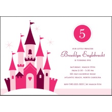 Pink Princess -- Birthday Party Invitation
