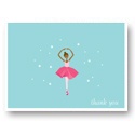 Twinkle Toes -- Dark Ebony Thank You Card