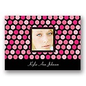 Inviting Dots -- Lipstick Photo Thank You Card