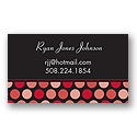 Inviting Dots -- Merlot Calling Card