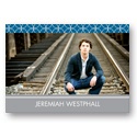 Stand Out -- Navy Photo Thank You Card
