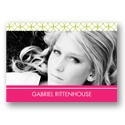 Stand Out -- Lipstick Photo Thank You Card