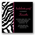 Wild Night Out -- Lipstick Bachelorette Party Invitation