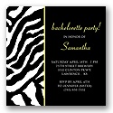 Wild Night Out -- Canary Bachelorette Party Invitation