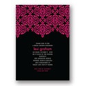 Delicate Lace - Ebony Bridal Shower Invitation