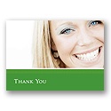 Classy Colors -- Granny Apple Green Photo Thank You Card