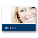 Classy Colors -- Navy Photo Thank You Card