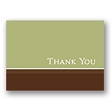 Classy Colors -- Olive Thank You Card