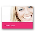 Classy Colors -- Lipstick Photo Thank You Card