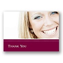 Classy Colors -- Grape Photo Thank You Card