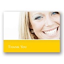 Classy Colors -- Canary Photo Thank You Card