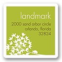 Little Bug -- Olive Address Label