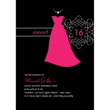 Glamorous -- Birthday Party Invitation