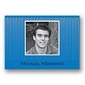 Primary Dots -- Blue Photo Thank You Card