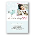 Cool Chick -- Sky Recycled Birthday Party Invitation