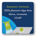 Green Friends -- Address Label