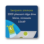Green Friends -- Address Label