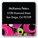 Rock On - Pink Address Label