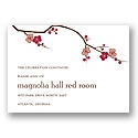 Springtime -- Merlot Reception Card