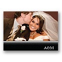 Classic Impression - Ebony Photo Thank You Card