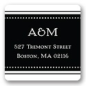 Classic Impression - Ebony Address Label
