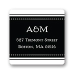 Classic Impression - Ebony Address Label