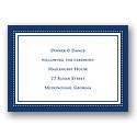 Classic Impression - Navy Reception Card