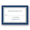 Classic Impression - Navy Respond Card