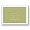 Classic Impression - Olive Reception Card