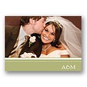 Classic Impression - Olive Photo Thank You Card