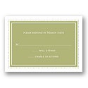 Classic Impression - Olive Respond Card
