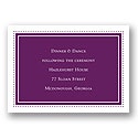 Classic Impression - Grape Reception Card