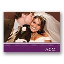 Classic Impression - Grape Photo Thank You Card