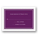 Classic Impression - Grape Respond Card