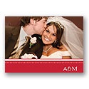 Classic Impression - Merlot Photo Thank You Card