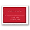 Classic Impression - Merlot Respond Card