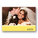Classic Impression - Canary Photo Thank You Card
