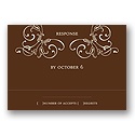 Initial Cuteness -- Ivory with Mocha Respond Card